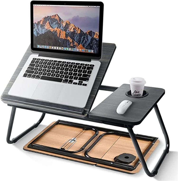 
Adjustable Portable Foldable Laptop Desk Bed Trays Laptop Table Stand 