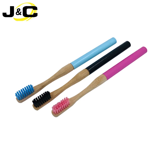 Hot selling recycled wholesale bamboo toothbrush with soft nylon bristles