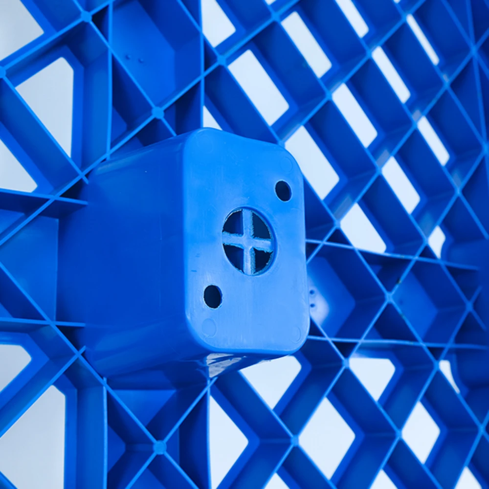 Hot Sale HDPE Material Mesh Grid Nine Feet Nestable Euro Single Side Face Plastic Pallet