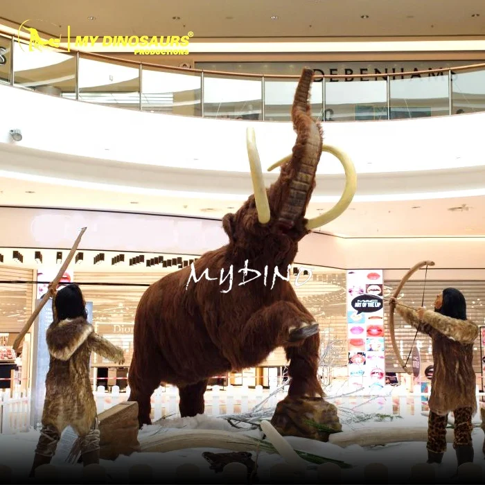 My Dino Life Size Prehistoric Robotic Animal Woolly Mammoth