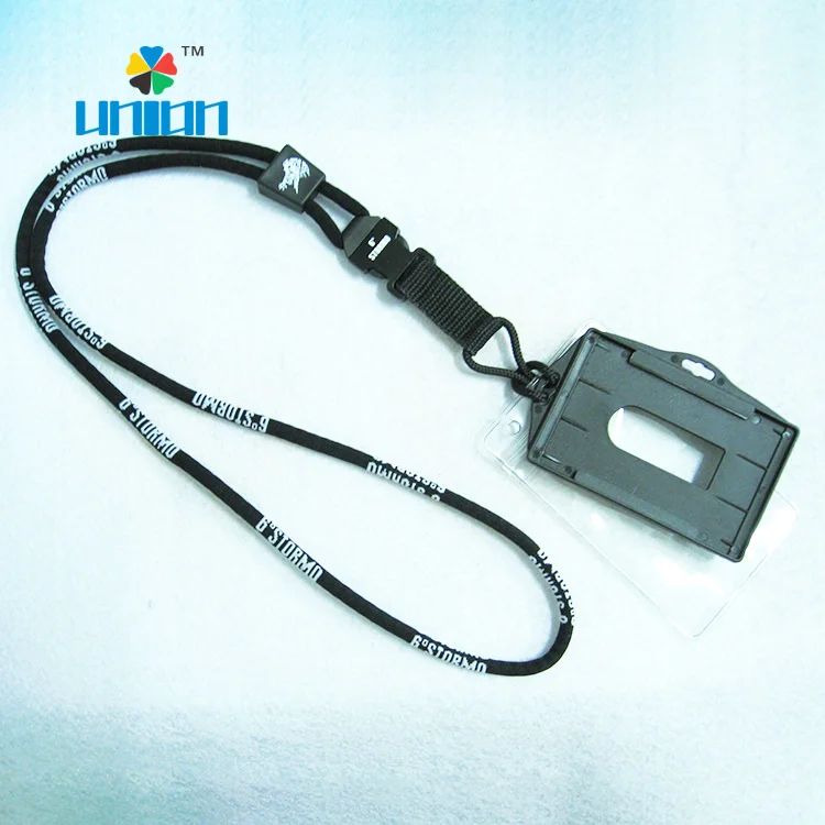 Wholesale promotional ID Card lanyard cord round rope lanyard