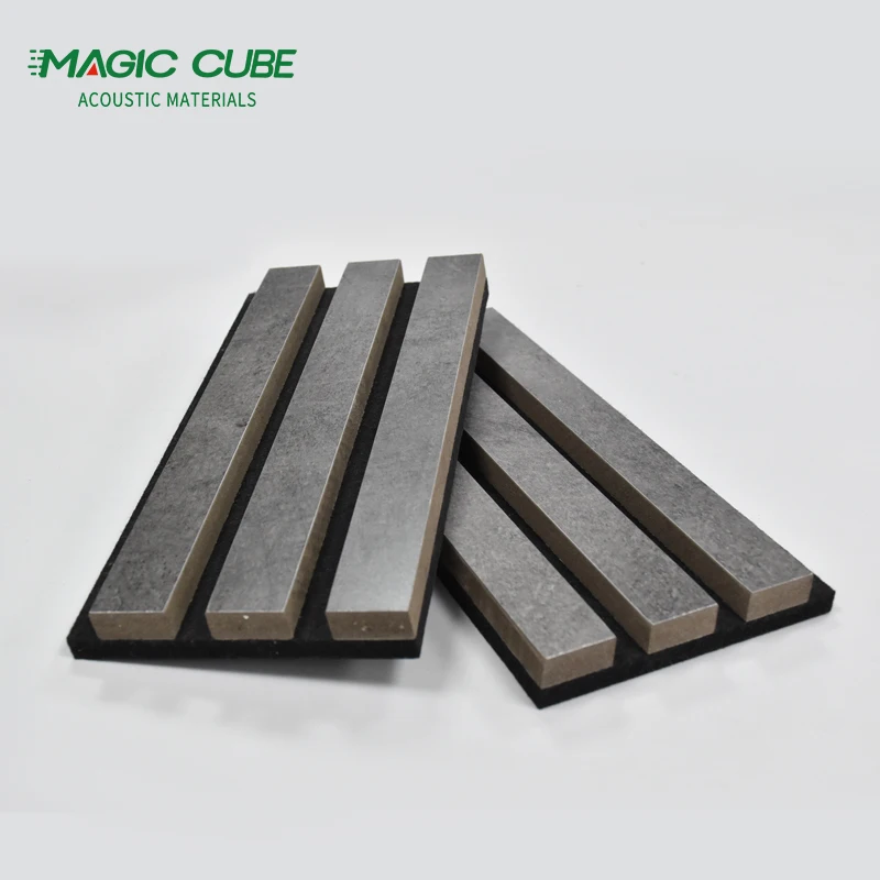 Sound Fluted Sound-Absorbing Absorbing Polyester Room Polyester Fiber Customized Soundproof slat sound proof acoustic panels