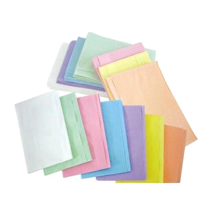 Disposable Dental Bibs Tattoo Piercing Waterproof Patient Bibs Multiple Colors black dental bib