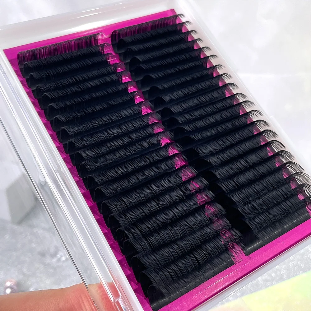 Wholesale Siberian Individual Faux Mink Eyelash Extension Professional Classic Lash Tray volume Lash Extensions