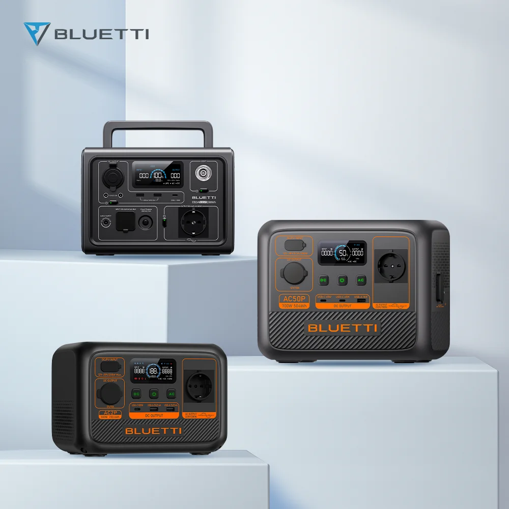 Portable Solar Power Station Bank Generator with AC/DC/USB Outputs for Versatile Use Fast Charging Multiple Device Compatibility