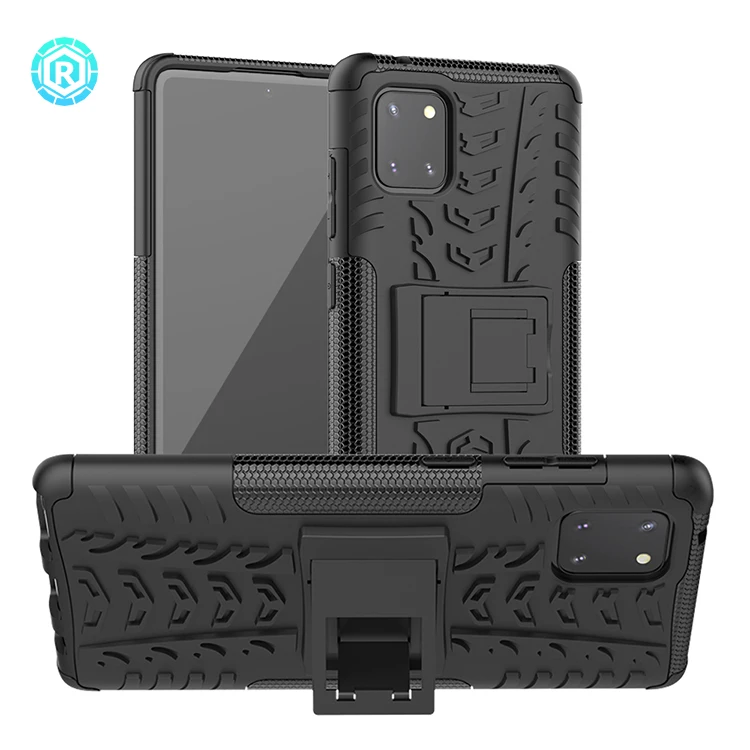 China phone case manufacturer rugged tpu pc hybrid combo smart cell phone case cover for Samsung Note 10 lite