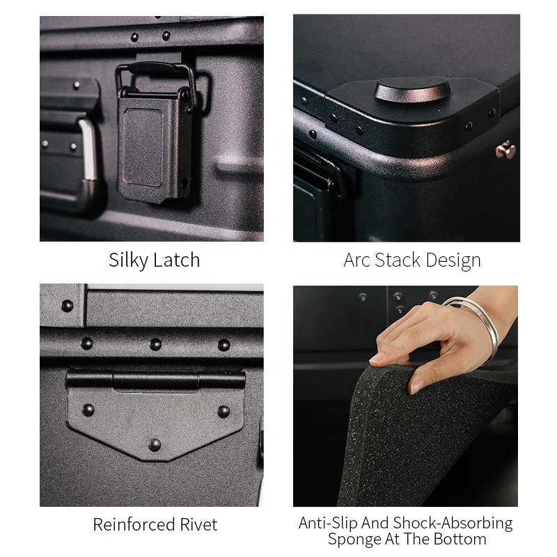 ROCKBROOK Wholesale Price 84L Khaki Aluminum Storage Box Small Portable Picnic Beer Can Waterproof Material Ice Insulated Cooler