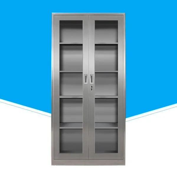 
2020 New Style Stainless Steel Glass Door Hospital Cabinet 