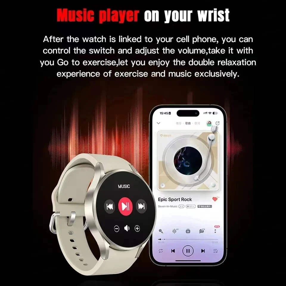 M10 для Sam sung Galaxy Watch 6 Спортивные часы Новые смарт-часы 2024 мужчин и женщин умный будильник BT Call Smartwatch