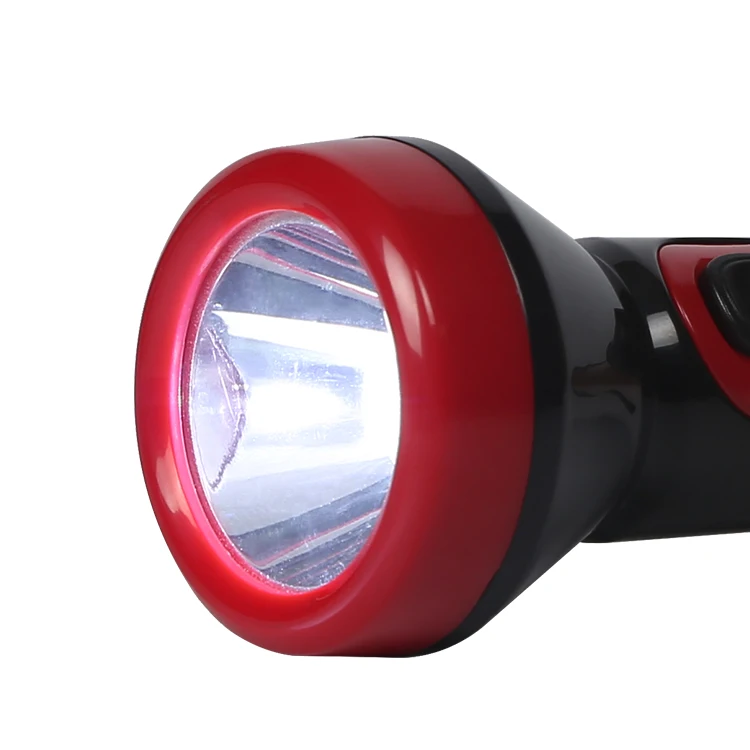 Wholesale Factory Direct Sale Outdoor White 3.7V ABS 1w Led Rechargeable Portable Emergency Flashlight