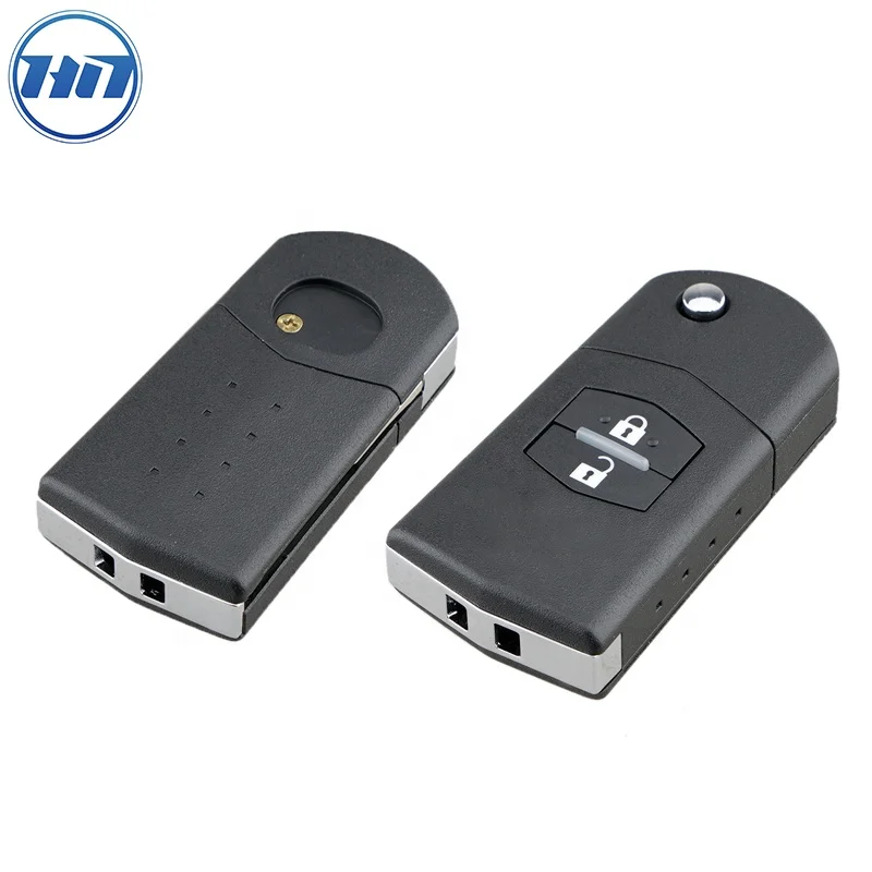 2 Buttons Flip Folding Remote Control Car Key Fob Shell Case for Mazda 3 5 6 RX8 MX5