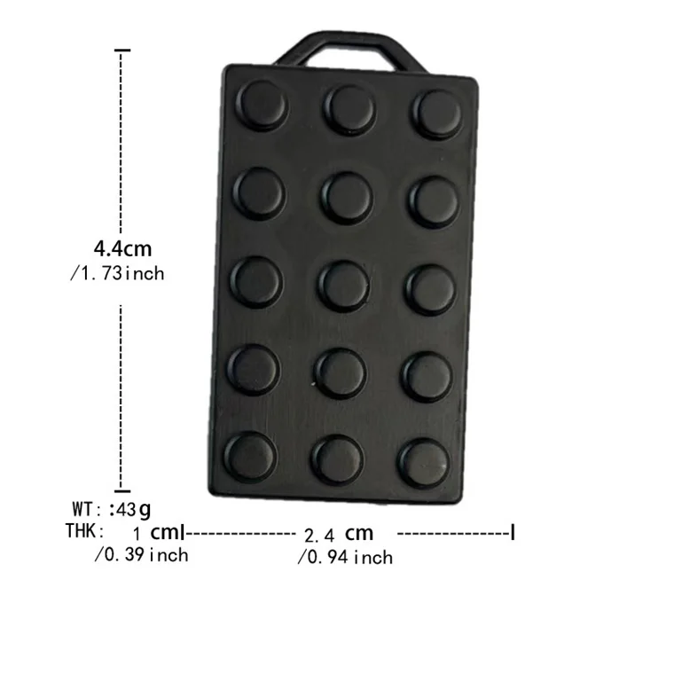 Metal Fidget Slider Metal Push Card Magnet Stress Relief Toy for All Ages EDC Fidget Slider