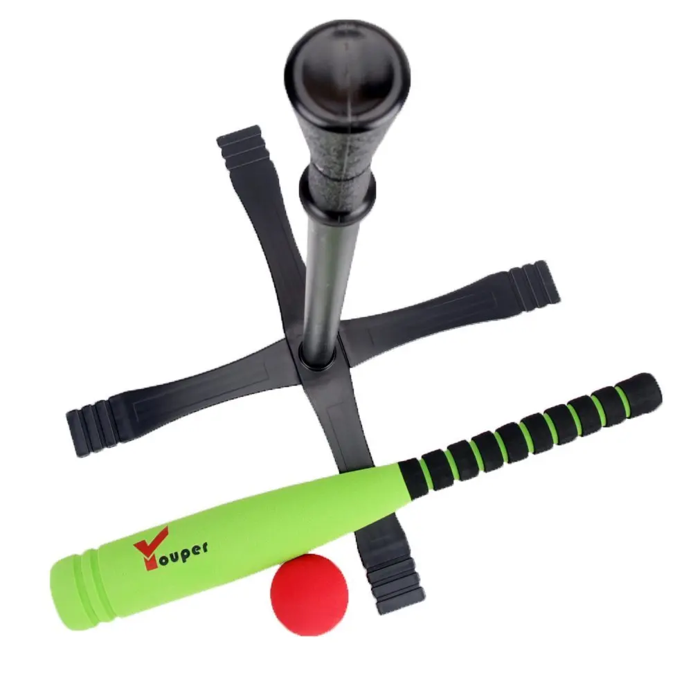 2021 China Manufacturer Wholesale Children Toy EVA Foam Soft Baseball Bat Batting Tee Set For Kids Parent-Child Interaction Game