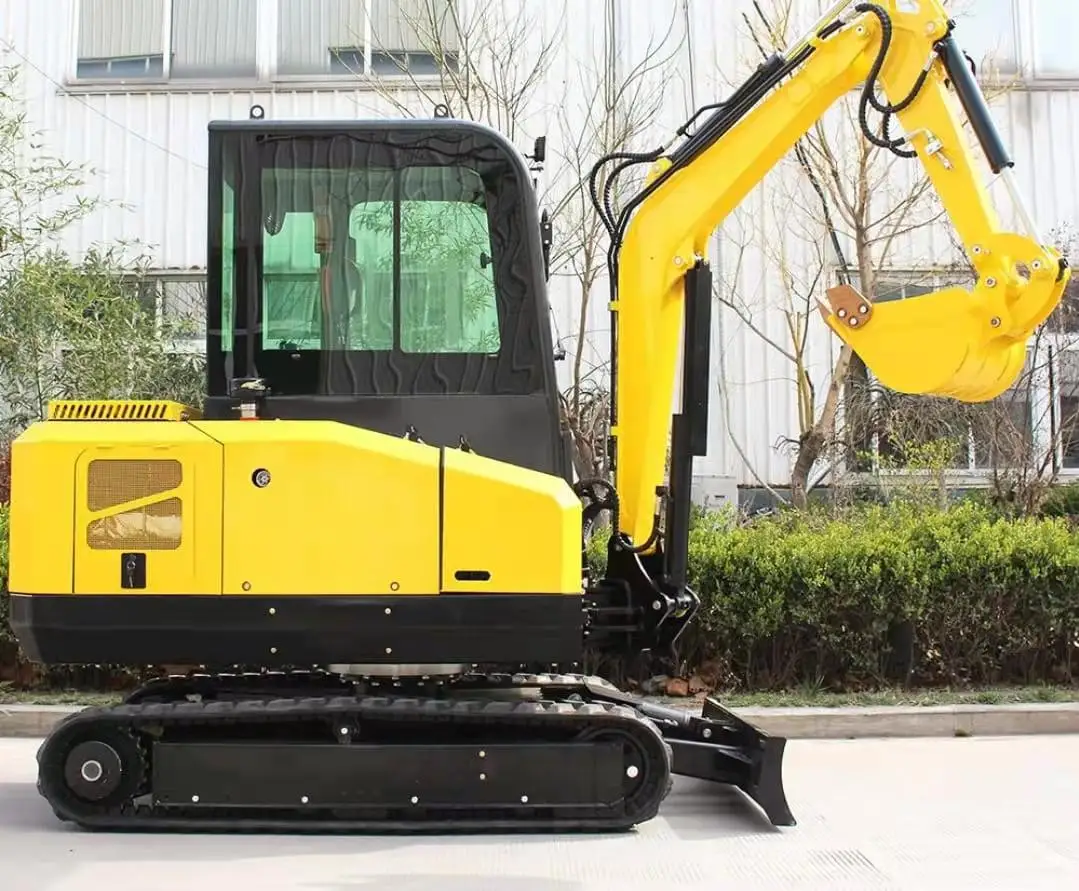 FREE SHIPPING agt 3 ton mini excavator compact Diesel 2.5 ton excavator