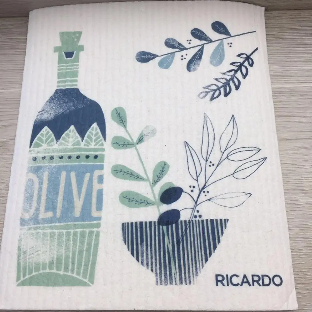 ECO Friendly Absorbent Cleaning Cloth | Reusable Cleaning Wipes | Swedish Dish Cloths Sponge Household Cleaning 1000packs Reach