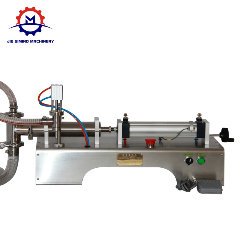 Liquid Filling Machine Semi-automatic Bottle Filling Machine Horizontal Pneumatic Single/double Head Filling Machine