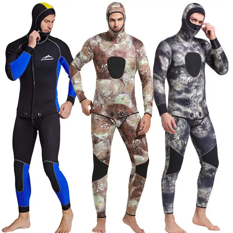 Custom High Quality logo Camp Neoprene Men and Women 2mm/3mm/5mm Camouflage Camo Spearfishing Wet Suit Diving Suit