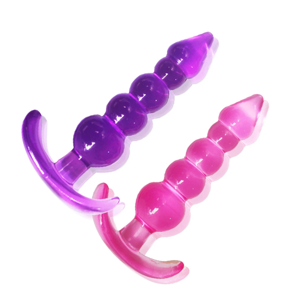 Waterproof Anal Toys for Men Women Silicone Anal Plug Anal Beads Butt Plug
