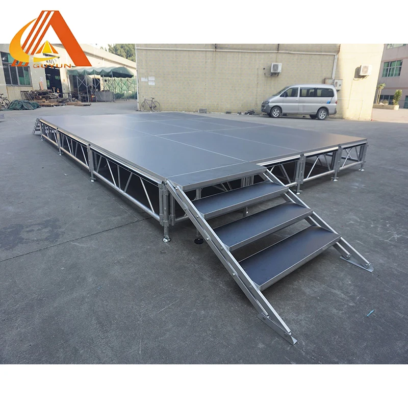High Quality 1.22*1.22m Weeding  Plywood Stage Outdoor Performance Stage Platform For Sale