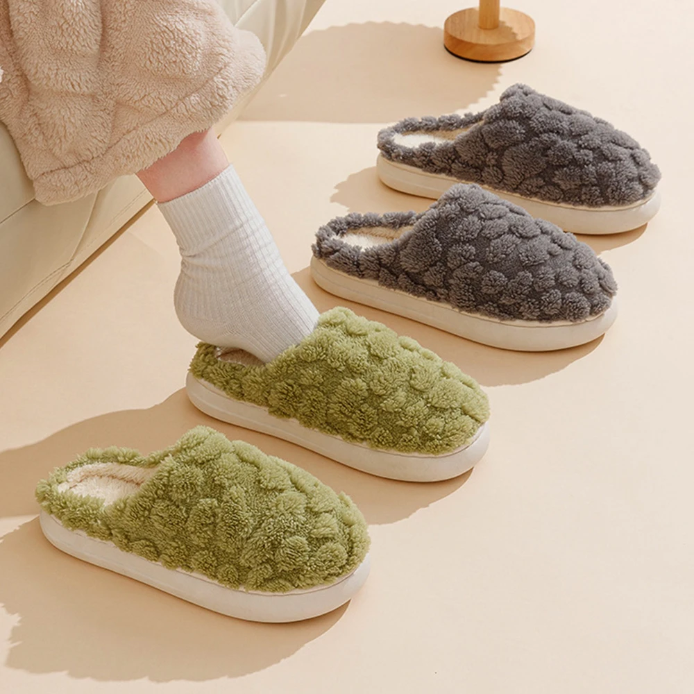 Wholesale home indoor cotton slippers warm home all cotton slippers autumn and winter new fashion cotton slippers