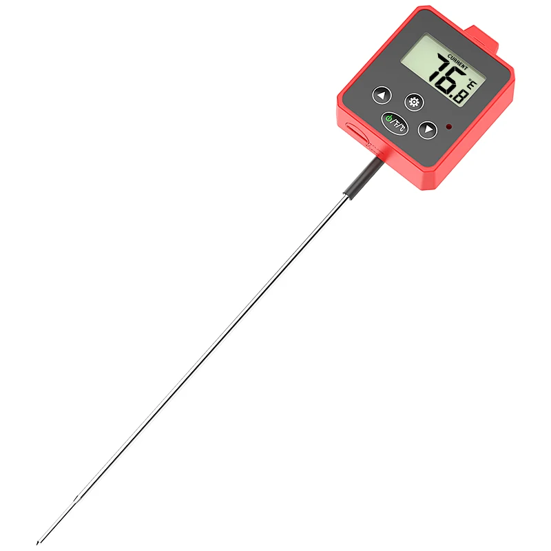 Digital Waterproof IPX4 Instant Read Cooking Candy Thermometer with Alarm Backlight Food Thermometer
