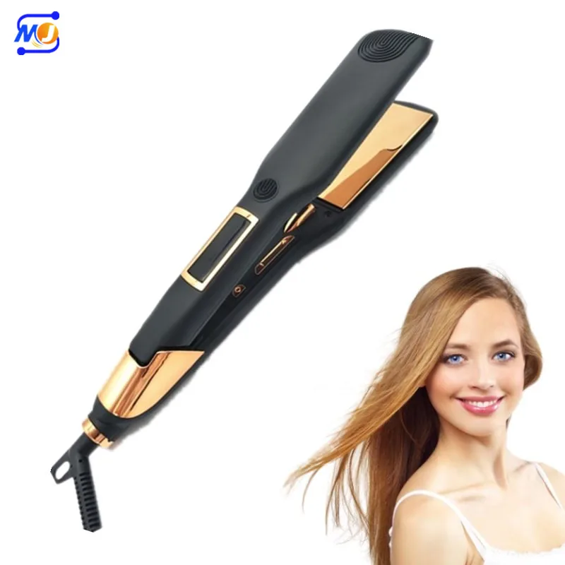 Zkagile Hot Sale Negative Ion Straightener Curling Perm And Splint Wet And Dry Hair Straightener