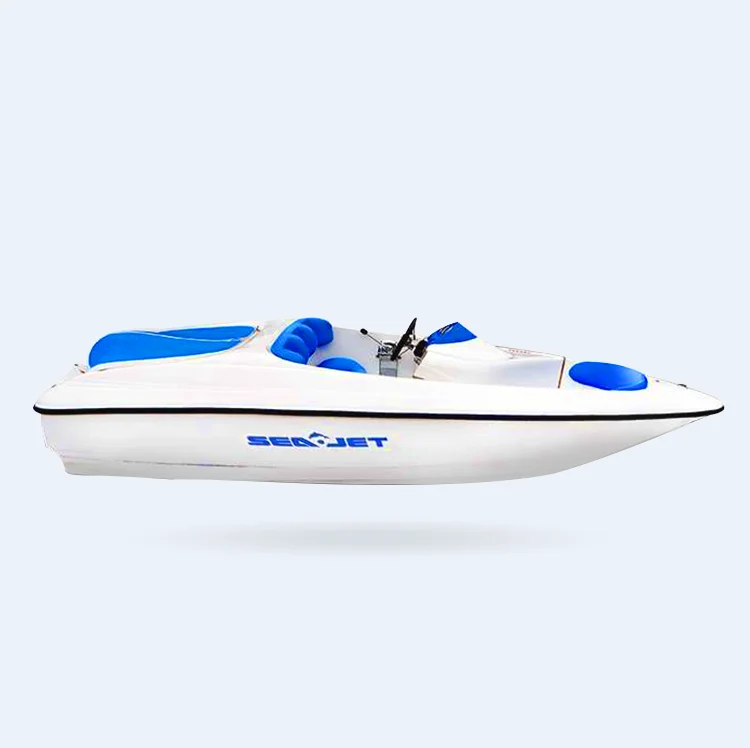 Professional Manufacture Glass Fiber High-speed Boats 4.4m  For Fishing Ocean Waters