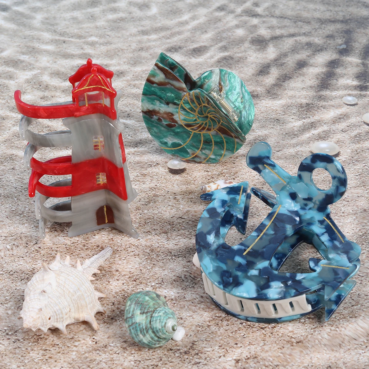 personalized cellulose acetate hair claw high quality custom hair claw for women