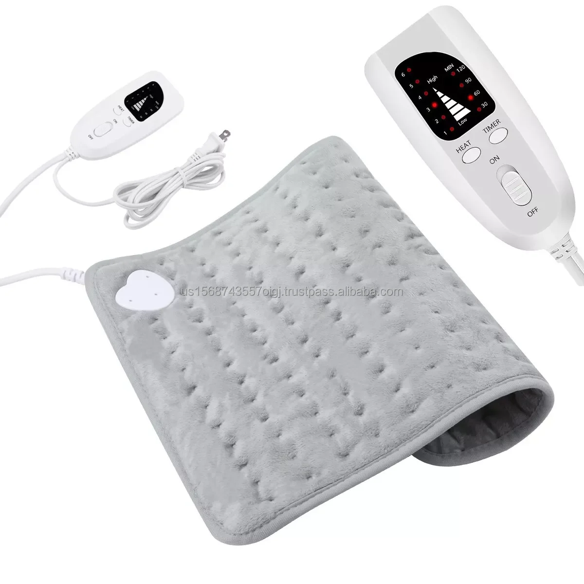 Modern Design Electric Heating Pad New Waterproof Heat Blanket for Winter Portable Installation Use Bedroom Bathroom US UK Plug