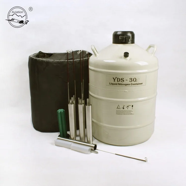 Sheep insemination artificial equipment 30L Double layers liquid nitrogen tank dewar