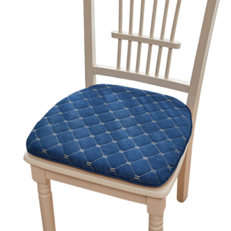 Square Thick Chair Pad with Ties Non Slip Soft and Comfortable Seat Cushions for Kitchen Dining Office Chair Cushions for home