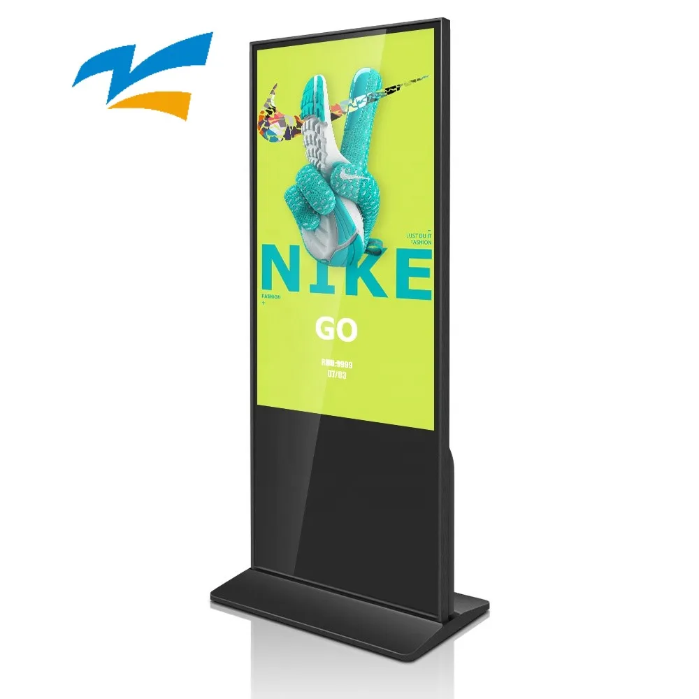 OEM Inch Floor Stand Touch Screen Digital Signage Ad Player TV Station Equipment