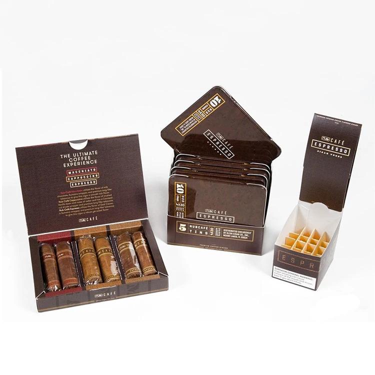 Custom logo cigar packing box handmade cigar box wholesale  cigar box