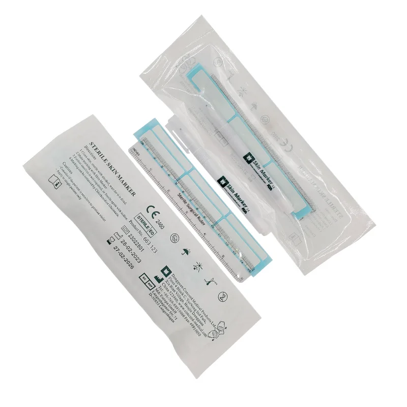 Surgical Tip Disposable Surgical Skin Marker Pen Medical Skin Marker With Ruler