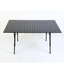 Hot Selling Wholesale Factory Custom Outdoor Bbq Picnic Portable Foldable Fishing Beach Camping Metal Aluminum Folding Table