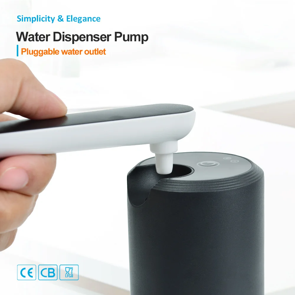 Cheap Manufacture Household Dispensador de Agua USB Rechargeable Barreled Bottle Water Drink Dispenser