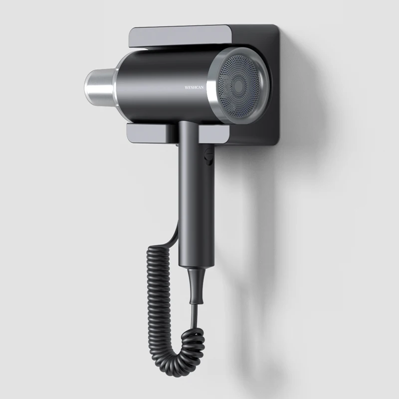 Factory Wholesale Wall Mounted Hair Dryer Hotel Room Special Air Blow Dryer
