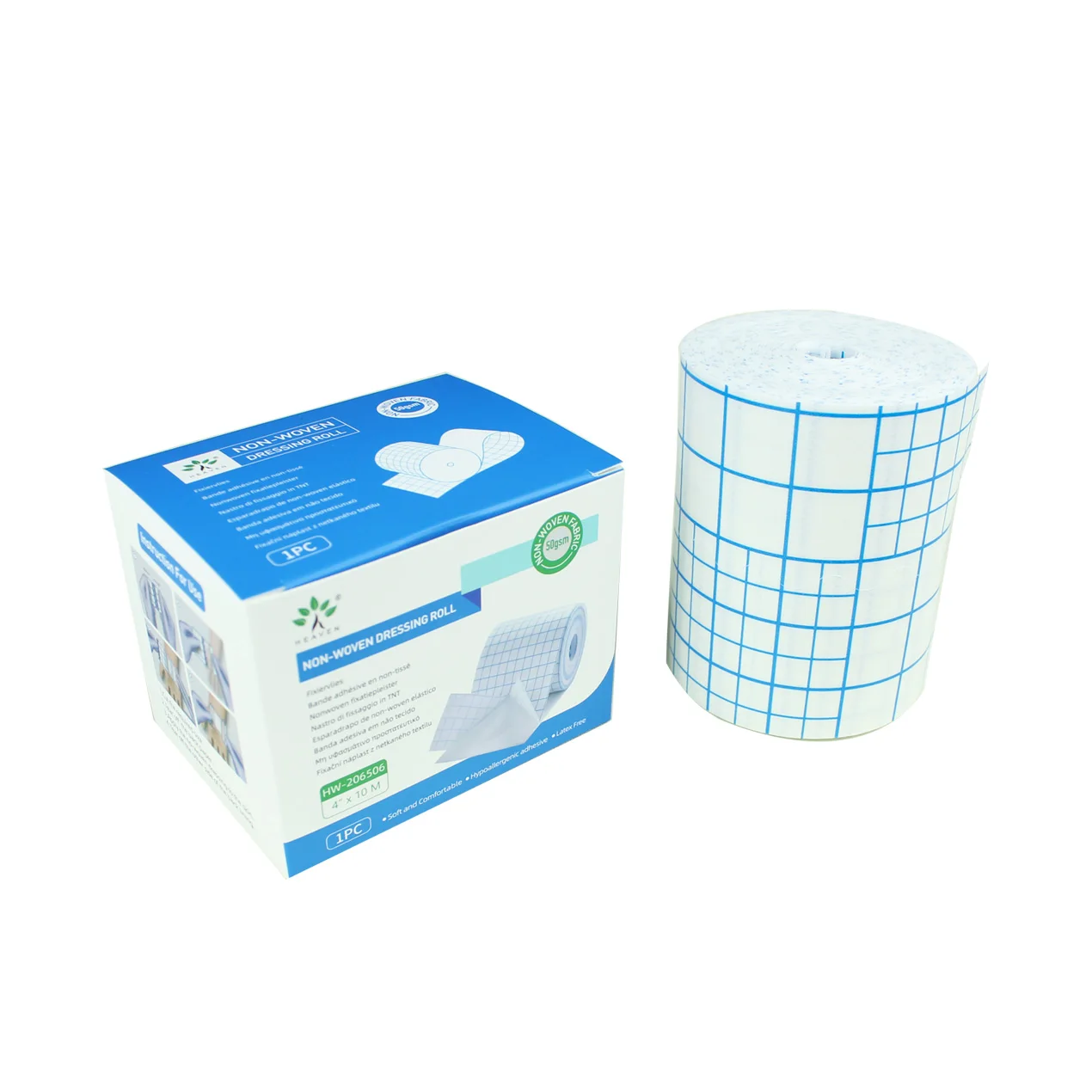 Medical Non-woven Dressing Roll Retention Adhesive Breathable Tape Non-Woven Tape Adhesive Dressing Roll