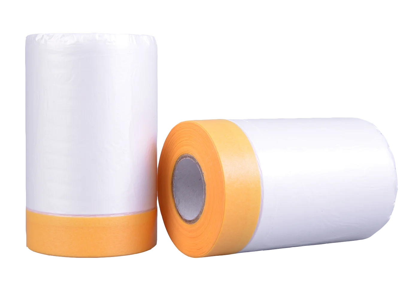 High temperature plastic automotive car pre taped masking film with tape