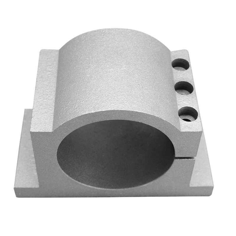 65mm/80mm/125mm spindle clamp,aluminum motor bracket clamp motor holder cnc carving machine