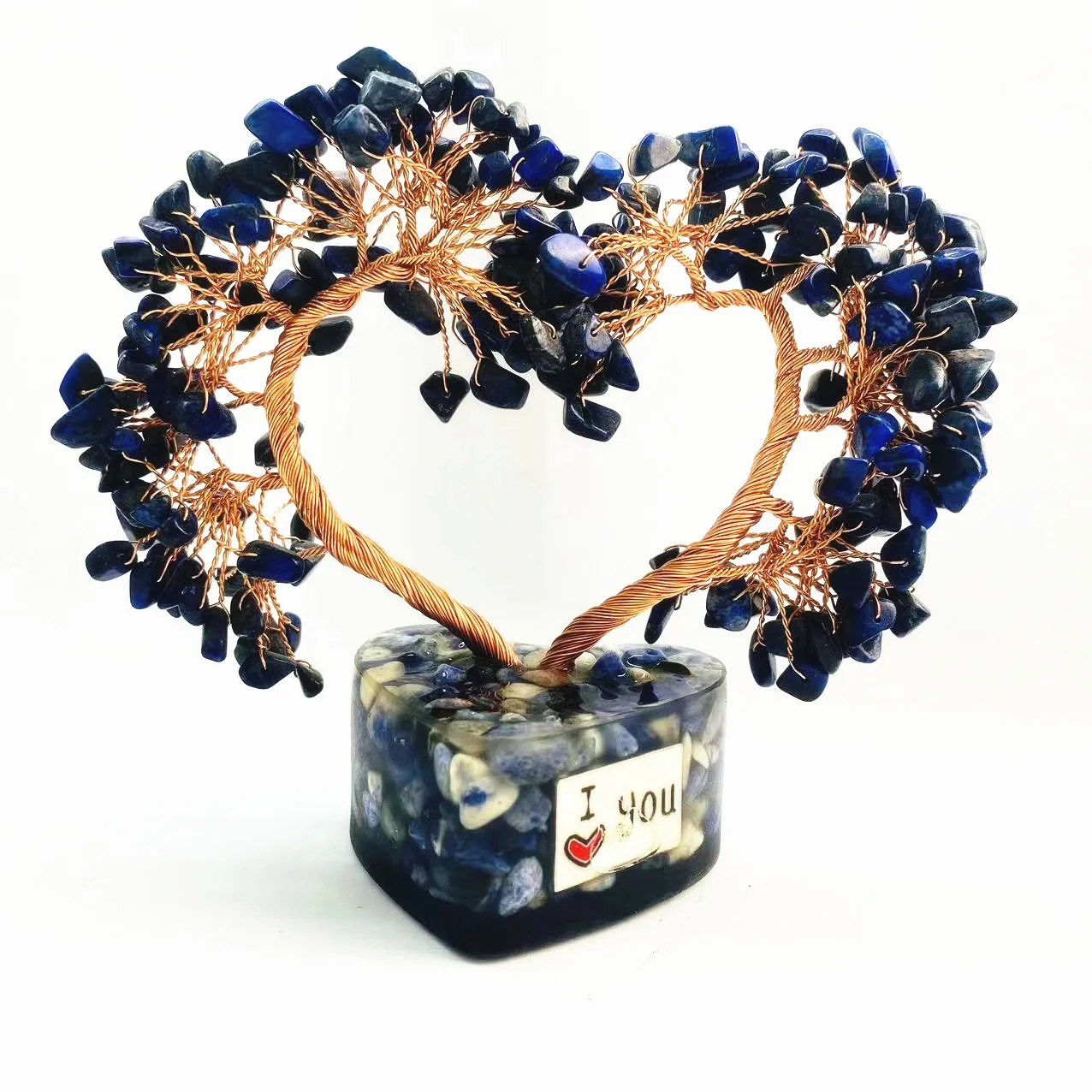 Wholesale Natural Healing Stone Hand-made Amethyst Crystal Tree of Life for Decoration