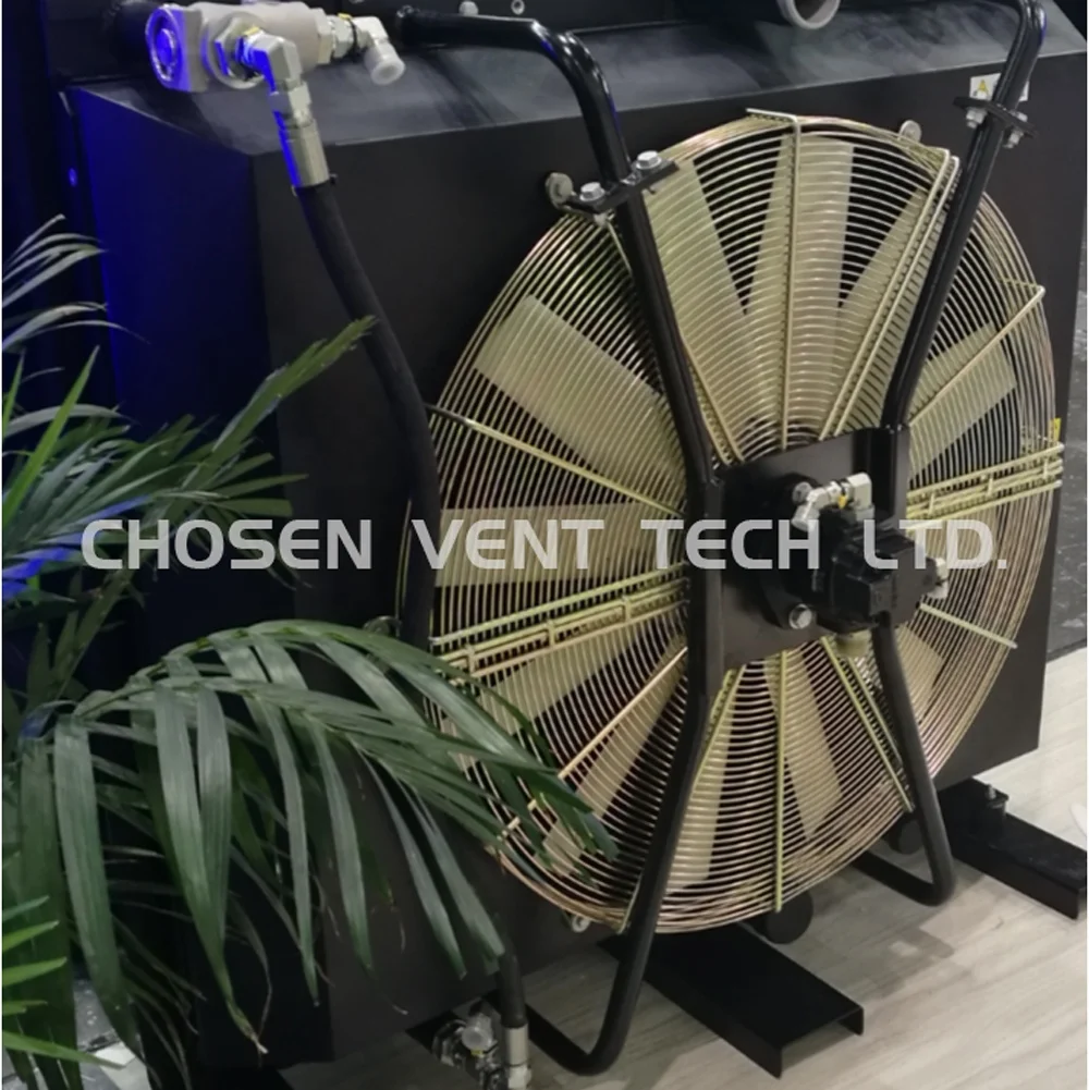 6 blades Plastic Axial Impeller Fan Blade For Air Compressor Air Cooler Radiator