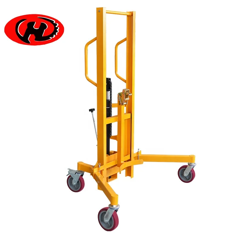 oil drum  manual hydraulic lifter drum lifting stacking hand truck
