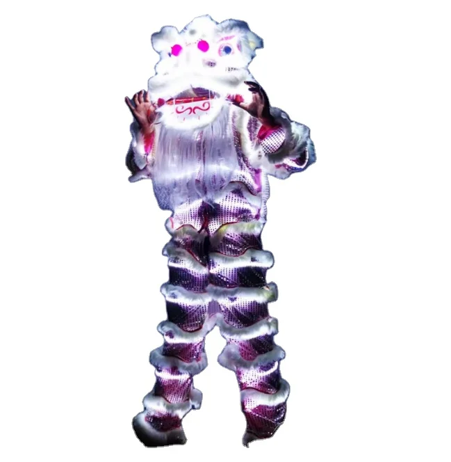 One People Performance Lion Dance Led Lion Dance Costume For Children Lion Dance Party Carnival For New Store Open