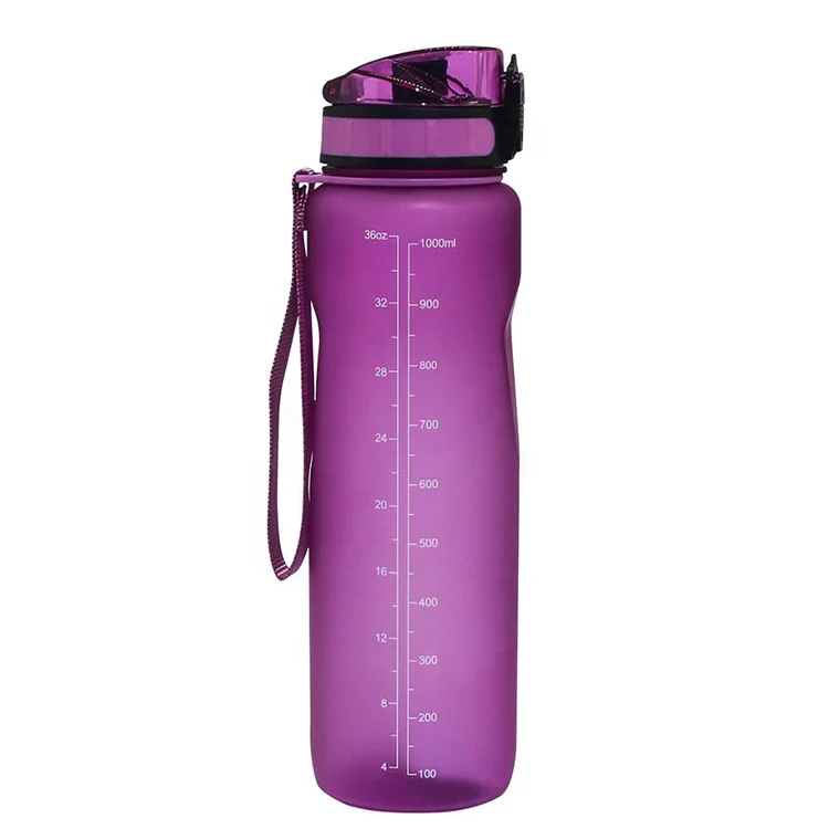20oz 30oz Plastic Tritan water bottle Tritan Sport bottle leak proof with measuring line