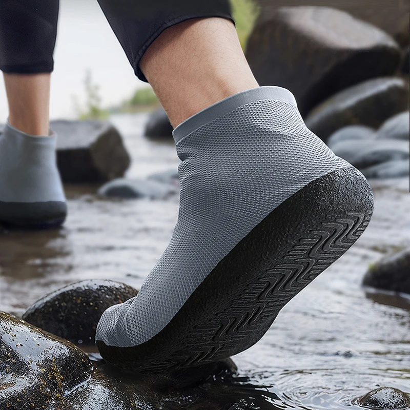 Wholesale Latex Reusable Washable Waterproof Anti Slip Shoe Cover