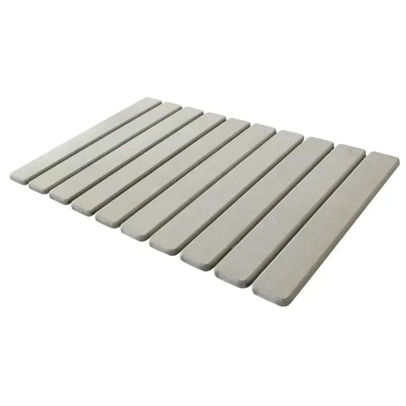 Diatomaceous Earth Bath Mat Diatomite Stone Bath Mat Fast Water Drying Diatom Mud Foot Pad Bathroom Floor Mats