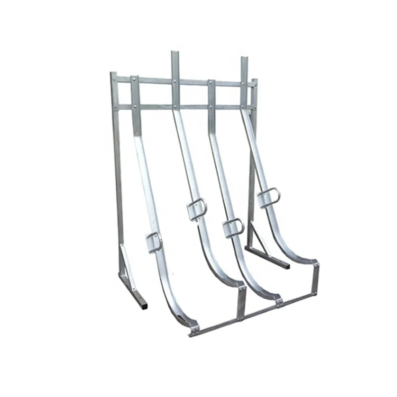 Removable bike rack commercial bike display stand semi vertical four bike rack