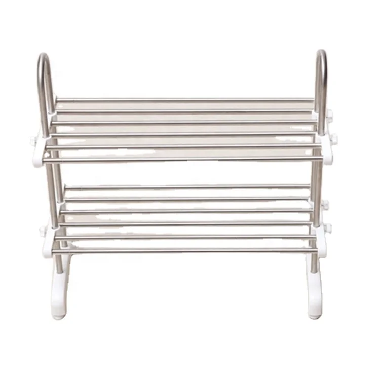 Home Restaurant Stand Metal Seasoning Kitchen Storage Shelf Drying Dish Rack