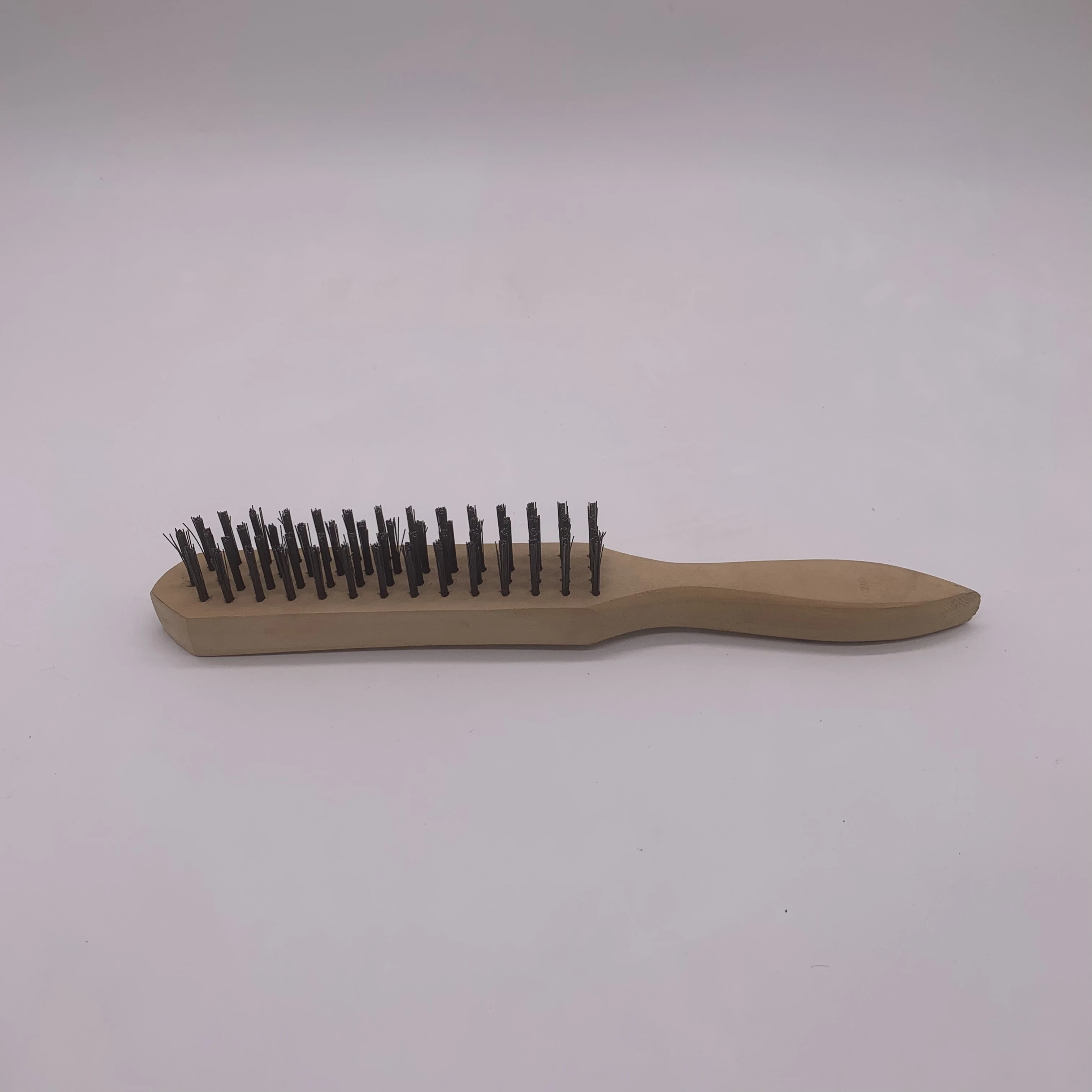 Factory direct sales of high quality wire steel brushes with wood handle polishing steel wire brush